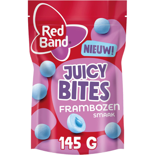 Red Band Juicy Bites Framboos 145 g ·