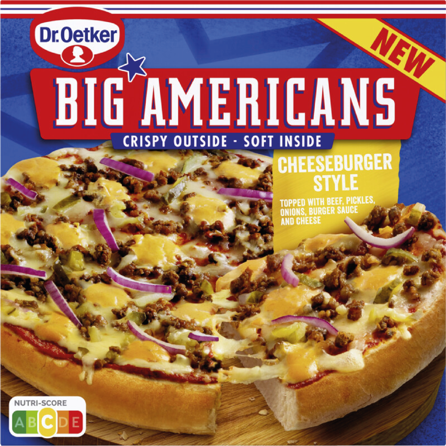Dr. Oetker Big Americans Cheeseburger Style 443g