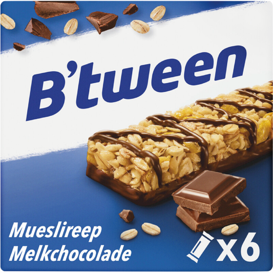 Hero B'tween Mueslireep Melkchocolade 150g
