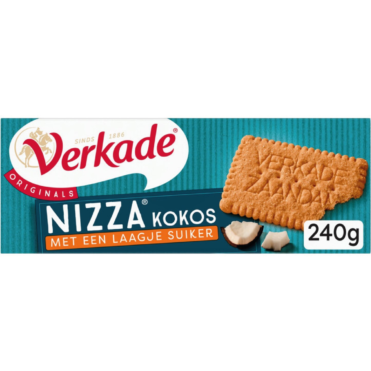 Verkade Nizza Kokos 240g