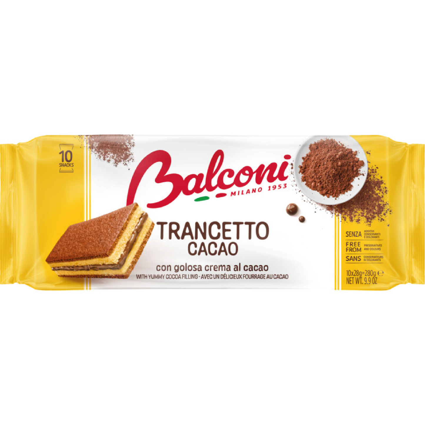Balconi Trancetto Magere Cacao 280g