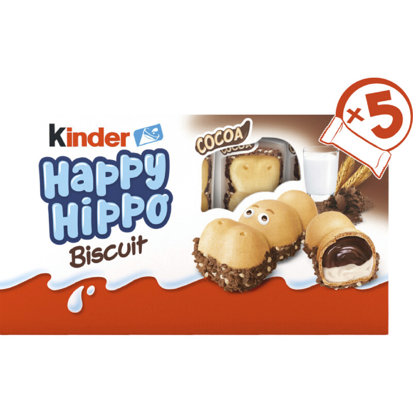 Kinder Happy Hippo Biscuit Cacao 103,5g